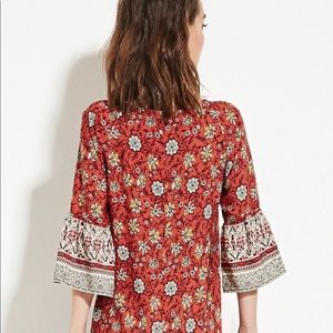 Contemporary Ornate Print Dress